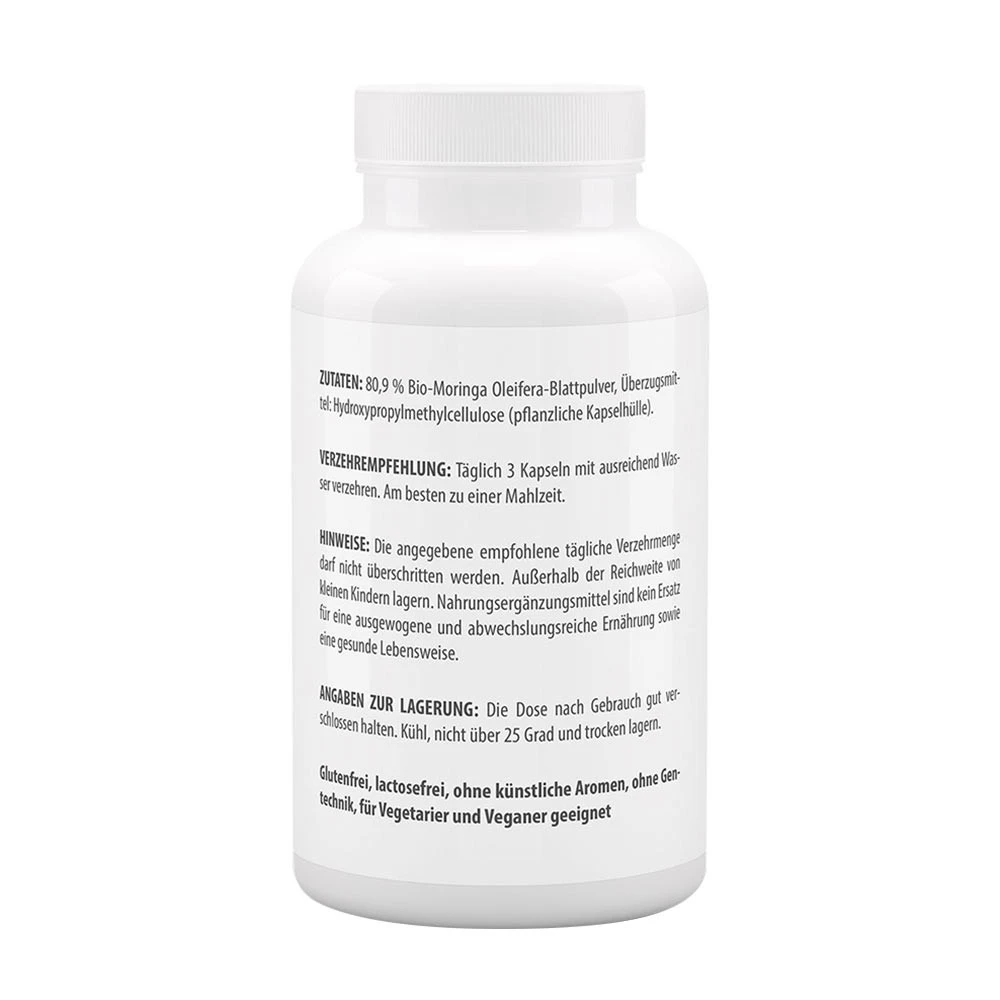 Vitaworld - Moringa Oleifera Organiczna 500 mg (120 kapsułek) - obrazek 3