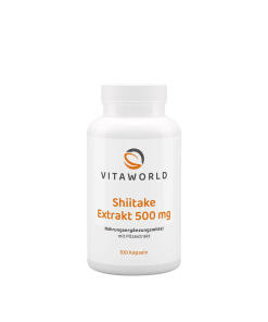 Vitaworld Shiitake Extract 500 mg (100 kapsułek)