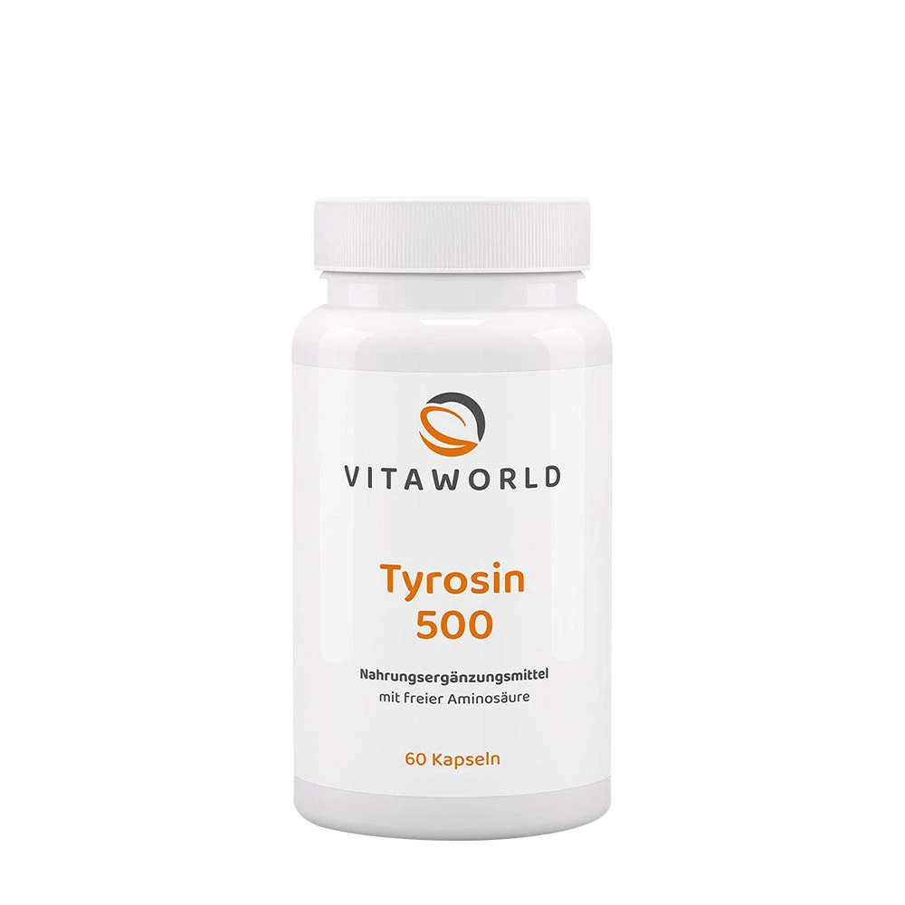 Vitaworld Tyrosine 500 mg (60 kapsułek)
