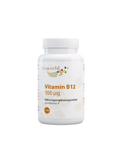 Vitaworld Vitamin B12 100 mcg (180 kapsułek)