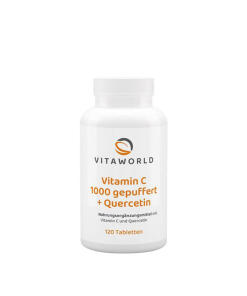 Vitaworld Vitamin C 1000 Buffered + Quercetin (120 tabletek)