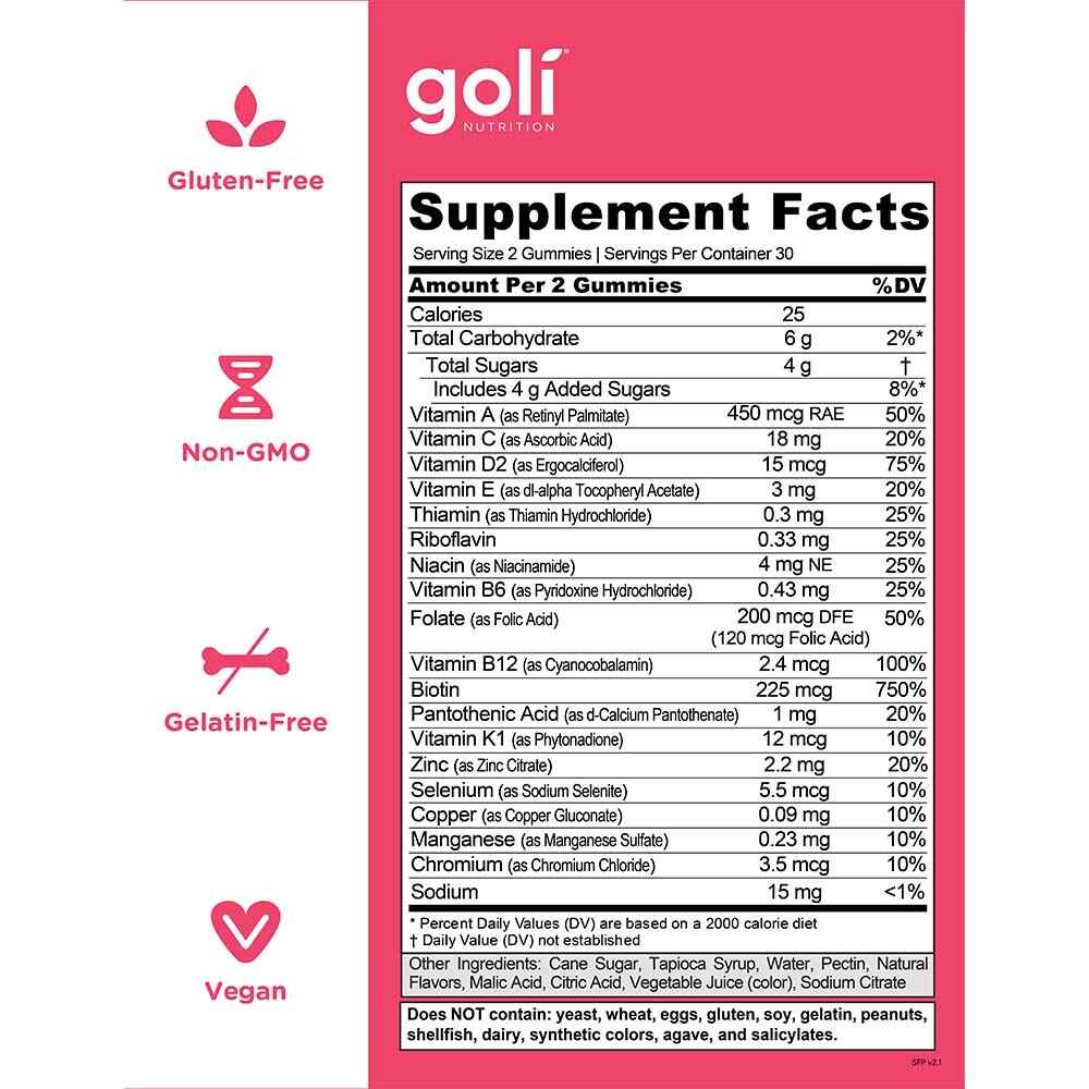 Goli Nutrition - Kompleksowy Multivitamin dla Kobiet - obrazek 11