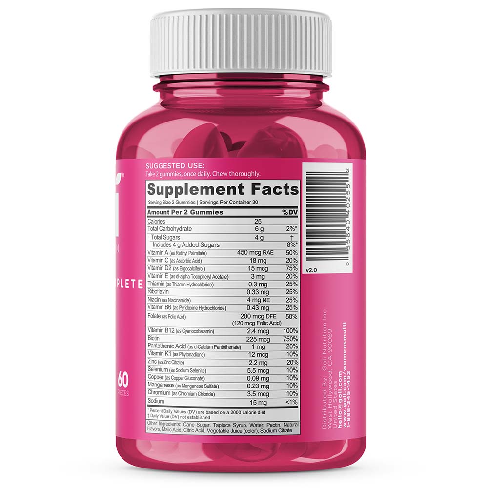Goli Nutrition - Kompleksowy Multivitamin dla Kobiet - obrazek 10