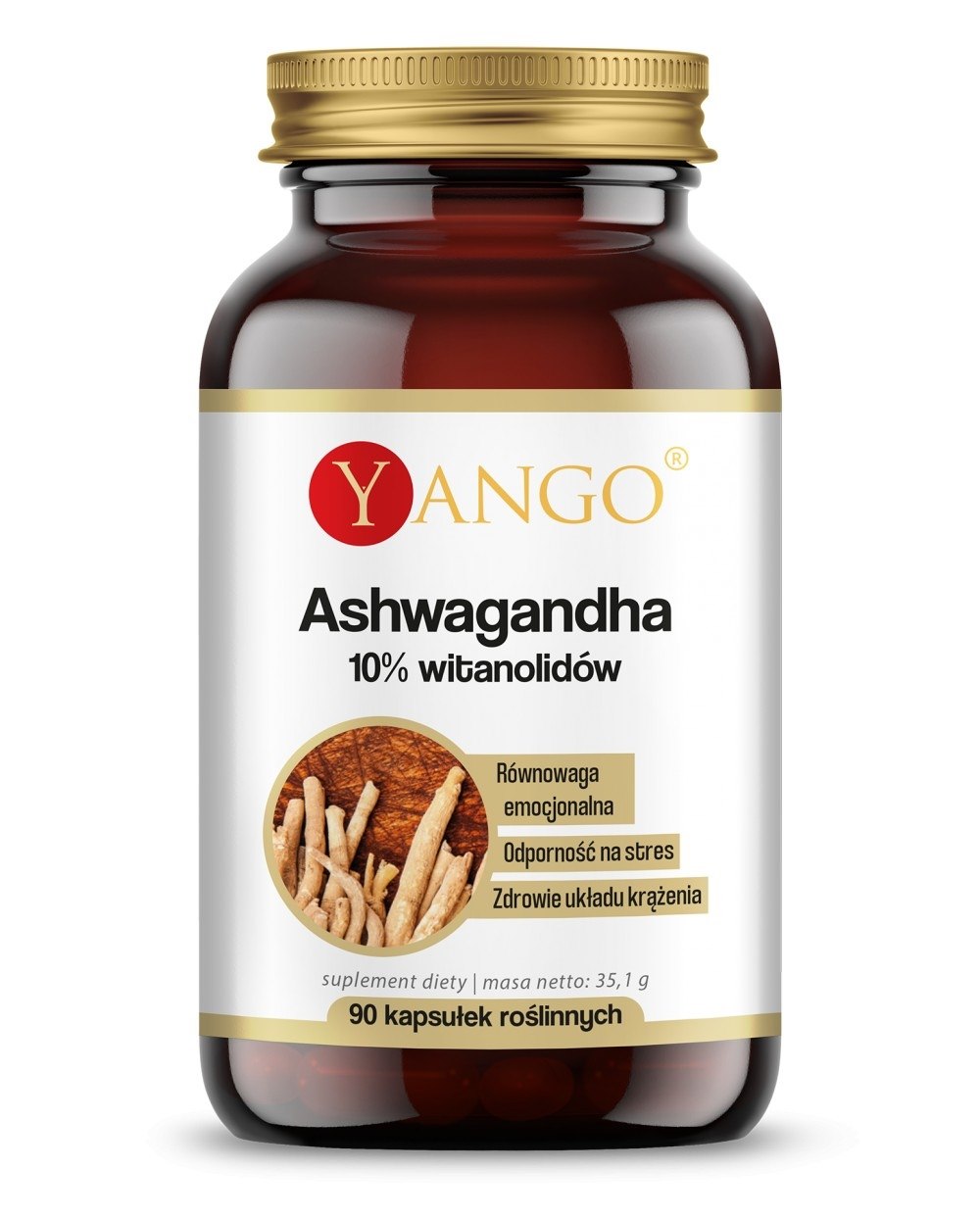 Yango - Ashwagandha YANGO - 10% witanolidów (90 kapsułek)