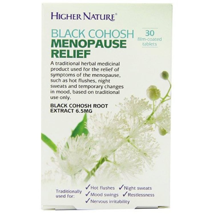 Czarny kohosz na ulgę w menopauzie - 30 tabletek powlekanych