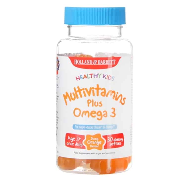 Wieloskładnikowe witaminy dla dzieci plus omega 3 - 30 żelków
