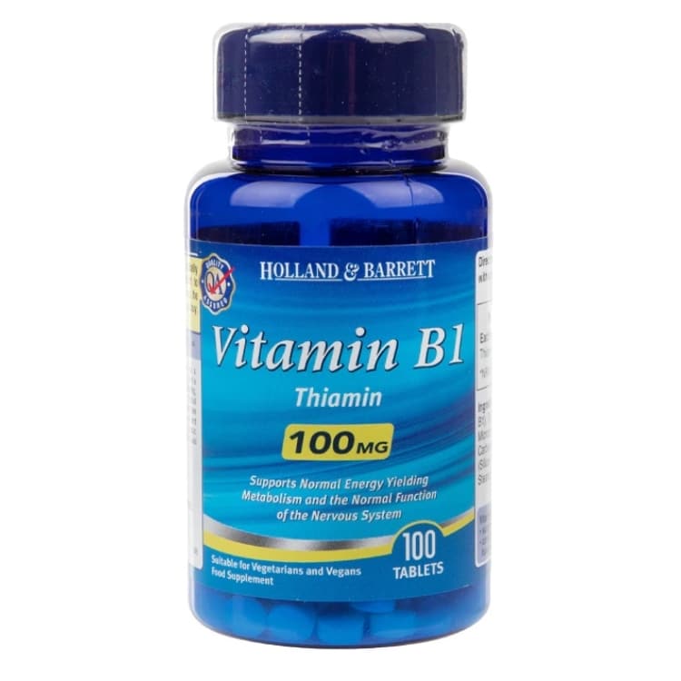 Witamina B1, 100 mg - 100 tabletek