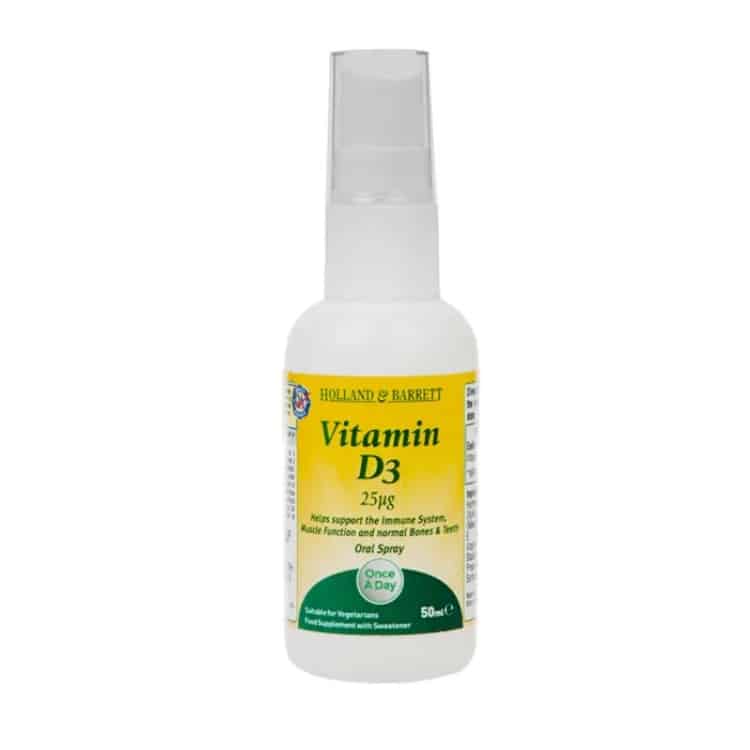 Spray z witaminą D3, 25 mcg - 50 ml