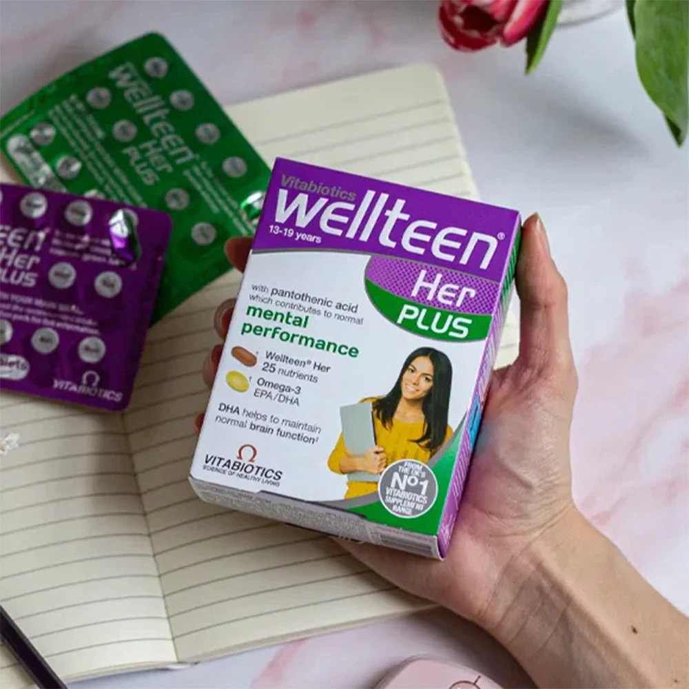 Vitabiotics - Wellteen Her Plus (56 tabletek) - obrazek 2
