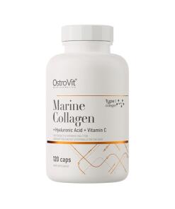 Marine Collagen + Hyaluronic Acid + Vitamin C kolagen morski + kwas hialuronowy + witamina C 120 kapsułek