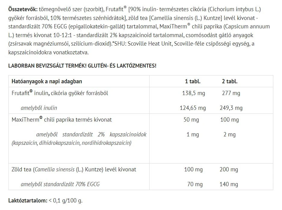 Natur Tanya - Tabletki z Chili (30 tabletek) - obrazek 2