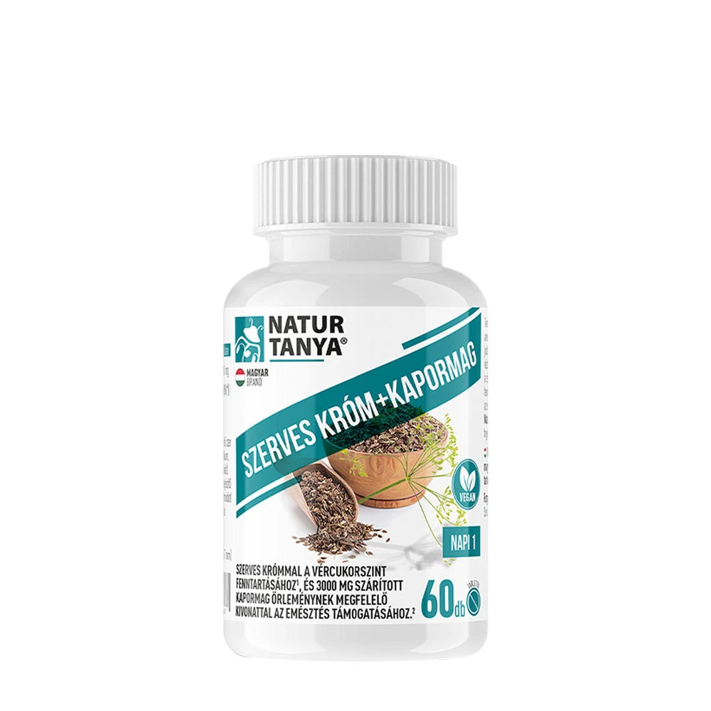 Natur Tanya - Organiczny koncentrat chromu i miedzi Natur Tanya (60 tabletek)