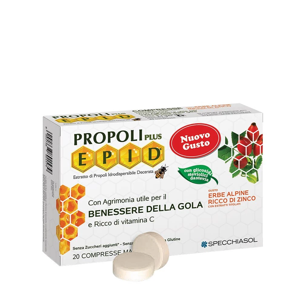 Natur Tanya - Natur Tanya S. EPID Tabletki z propolisem, alpejskimi ziołami, cynkiem i witaminą C (20 szt.)