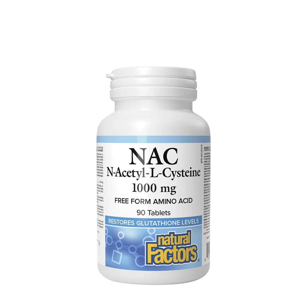 Natural Factors N-Acetyl-L-Cysteina 1000 mg (90 tabletek)