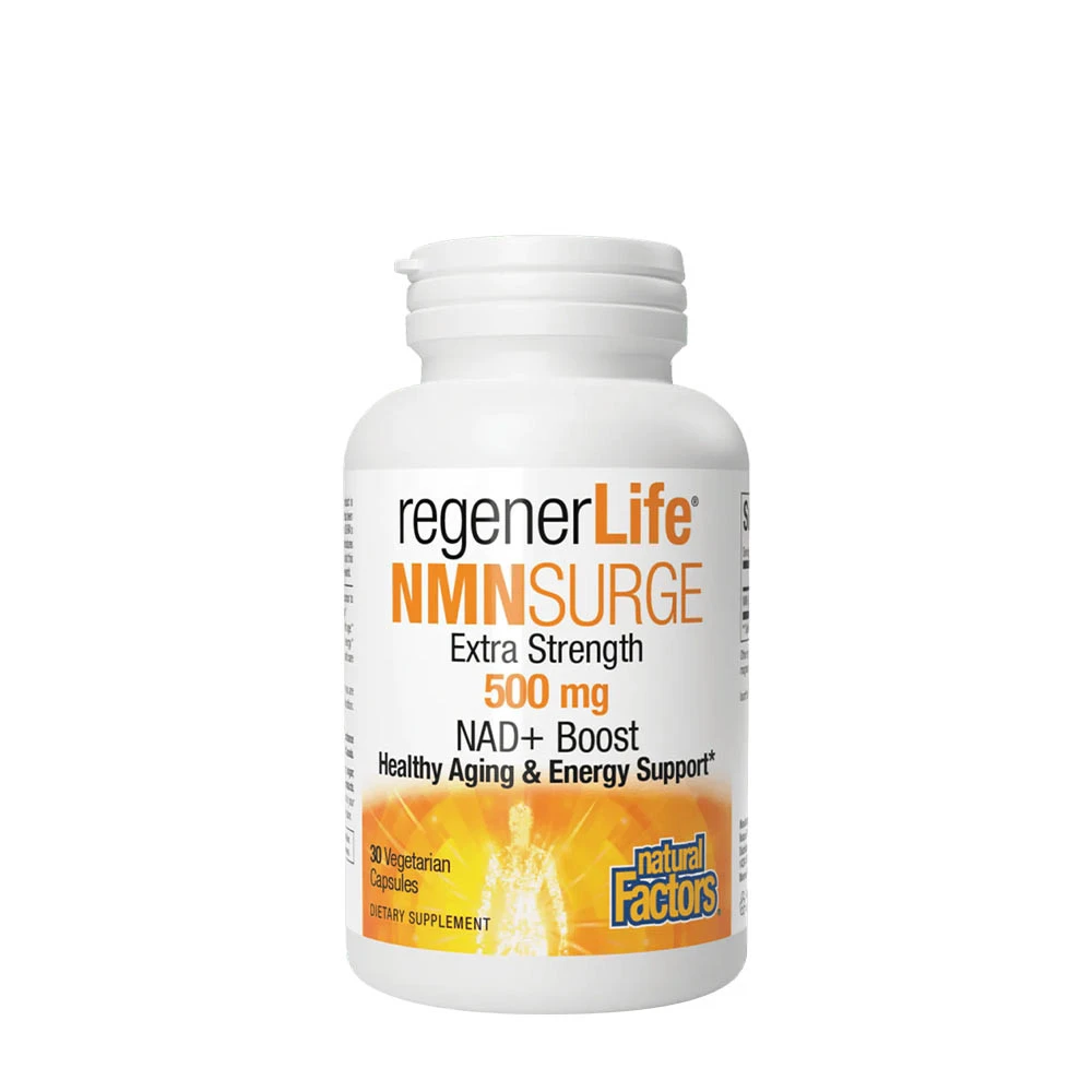 Natural Factors regenerLife NMNSurge NAD+ Boost 500 mg (30 kapsułek)