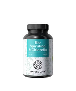 Nature Love Organic Spirulina & Chlorella (360 tabletek)