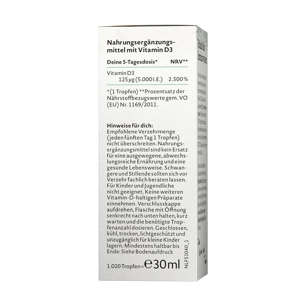 Nature Love - Witamina D3 5000 IU (30 ml) - obrazek 2