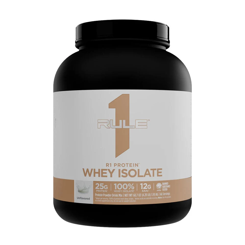 Rule1 Naturalnie Smakowy R1 Protein Whey Isolate (4 funtów)